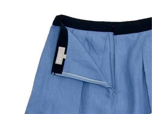 MARGARET HOWELL SHIRTING LINEN III SKIRT 113BLUE ̥ǥ