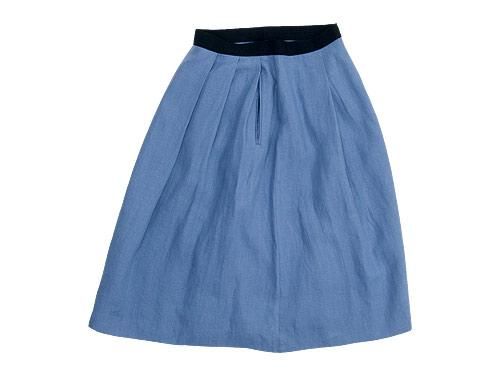MARGARET HOWELL SHIRTING LINEN III SKIRT 113BLUE ̥ǥ