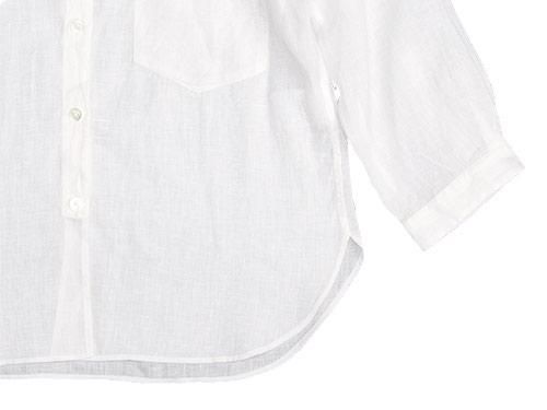 MARGARET HOWELL SOFT LINEN NO COLLAR SHIRTS 030WHITE̥ǥ