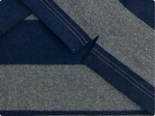 nisica 󥸡ͥååȥ Ⱦµ ܡ GRAY x NAVY NIS-693