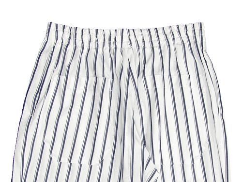 EEL Bed Pants 11WHITE x NAVY STRIPE