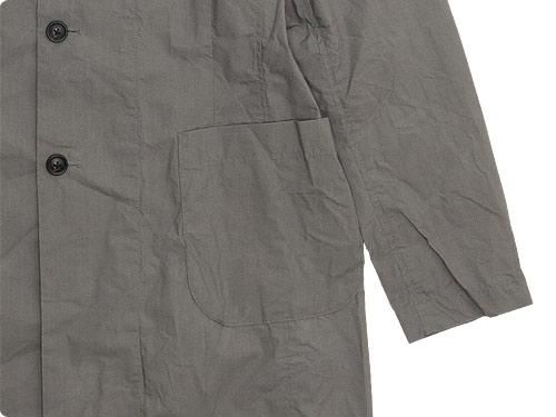 MUYA 80/2 チェスターコート GRAY MUYA通販・取扱い rusk（ラスク）