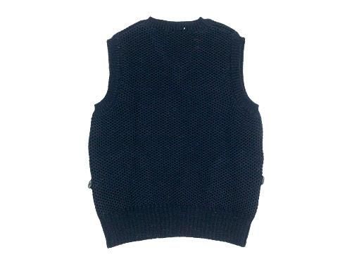 LE TRICOT DE LA MER SOLID WAIST COAT FRENCH NAVY