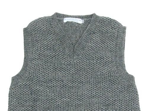 LE TRICOT DE LA MER SOLID WAIST COAT STEEL GRAY