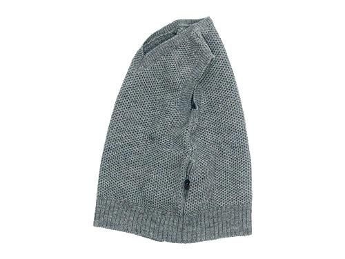 LE TRICOT DE LA MER SOLID WAIST COAT STEEL GRAY