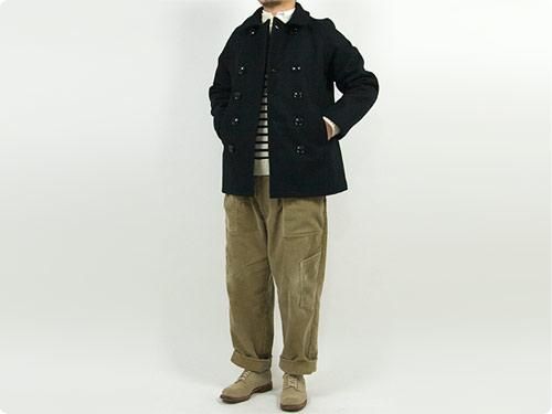 Guernsey Woollens Traditional guernsey stripe ARAN x NAVY