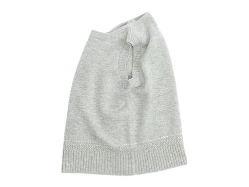 TATAMIZE SQUARENECK KNIT VEST GRAY