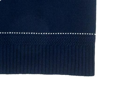 TATAMIZE SQUARENECK KNIT VEST NAVY