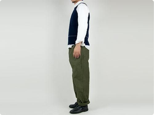 TATAMIZE SQUARENECK KNIT VEST NAVY