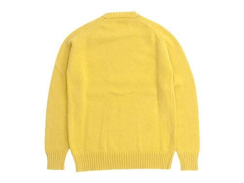 Charpentier de Vaisseau Shetland Crew Sweater YELLOW