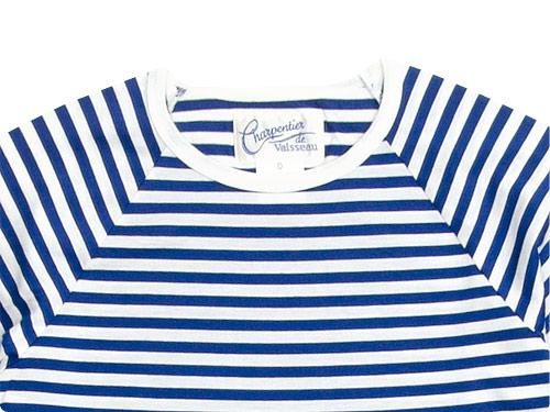Charpentier de Vaisseau Middle Stripe Long Sleeve Tee BLUE x WHITE