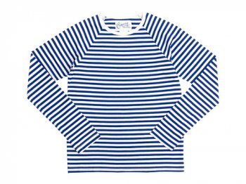 Charpentier de Vaisseau Middle Stripe Long Sleeve Tee BLUE x WHITE