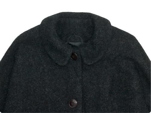 Atelier d'antan Clouetʥ롼 Round Collar Jacket Wool&Alpaca DARK GRAY