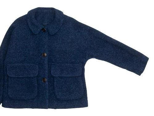 Atelier d'antan Clouetʥ롼 Round Collar Jacket NAVY