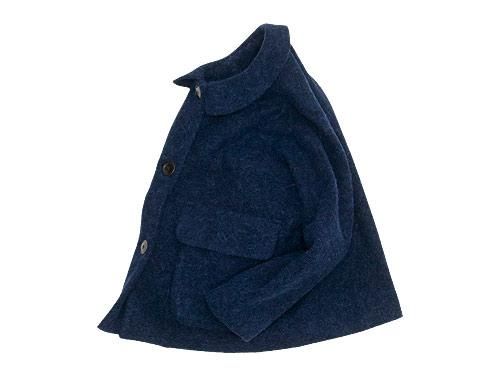 Atelier d'antan Clouetʥ롼 Round Collar Jacket NAVY