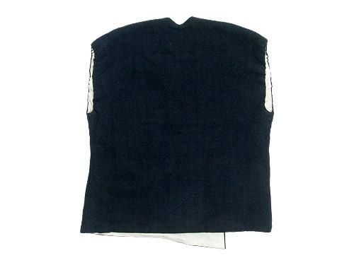 Atelier d'antan Grecoʥ쥳 linen vest DARK GRAY