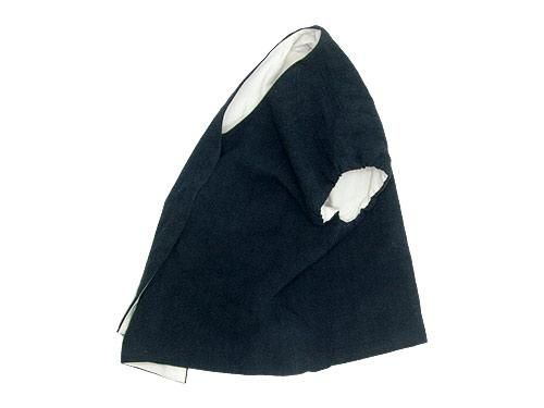 Atelier d'antan Grecoʥ쥳 linen vest DARK GRAY
