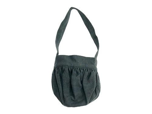 Atelier d'antan Carolʥ Round Bag Linen GRAY