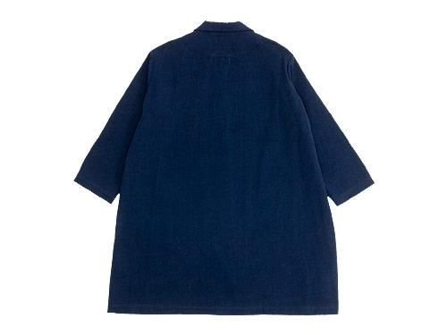 Atelier d'antan Godardʥ Cotton Coat NAVY