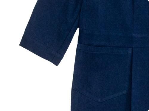 Atelier d'antan Cocteauʥȡ tuck apron dress NAVY