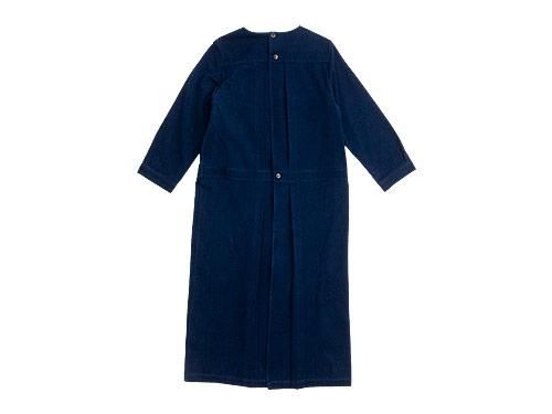Atelier d'antan Cocteauʥȡ tuck apron dress NAVY