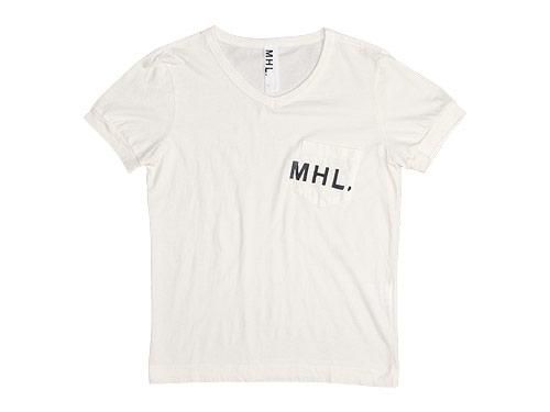 MHL. PRINTED JERSEY LOGO T 〔レディース〕