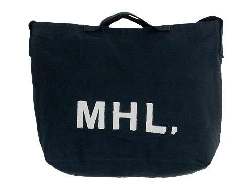 MHL. HEAVY CANVAS SHOULDER BAG  027CHARCOAL 5955271501