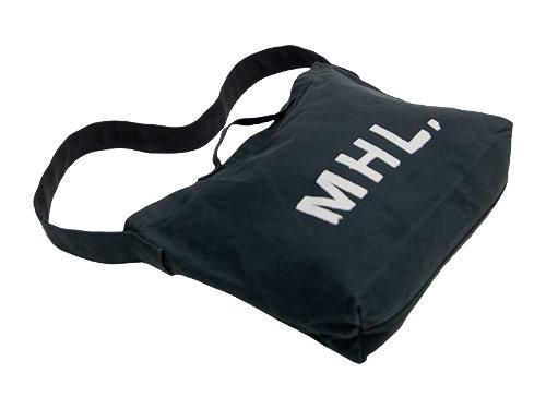 MHL. HEAVY CANVAS SHOULDER BAG  027CHARCOAL 5955271501