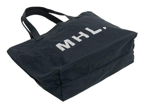 MHL. HEAVY CANVAS TOTE BAG 027CHARCOAL 5965271502