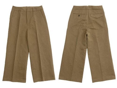 MARGARET HOWELL LINEN COTTON TWILL PANTS 180KHAKI ̥ǥ
