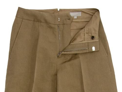 MARGARET HOWELL LINEN COTTON TWILL PANTS 180KHAKI ̥ǥ
