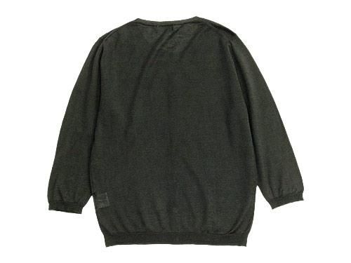 MARGARET HOWELL COTTON RAMIE CASHIMERE CARDIGAN 023CHARCOAL ̥ǥ