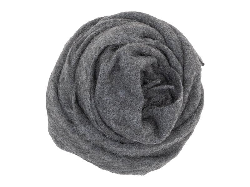 Brun De Vian-tiran Baby Lama Stole DARK GRAY