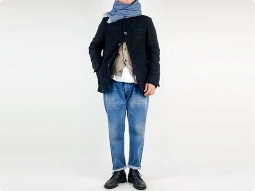 ordinary fits FARMERS JACKET BLACK