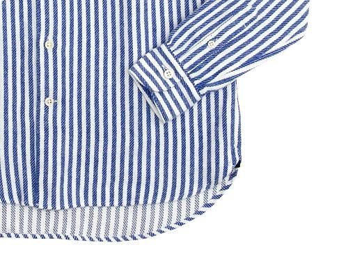 maillot nel stripe regular shirts BLUE x WHITE