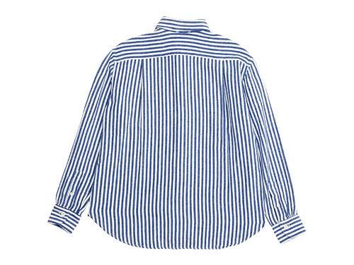 maillot nel stripe regular shirts BLUE x WHITE