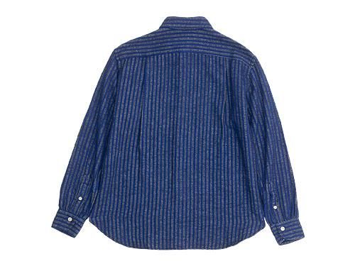 maillot nel stripe regular shirts BLUE x BLUE