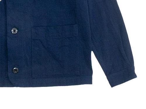 maillot chino cloth work jacket NAVY
