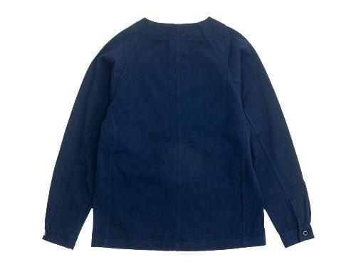 maillot chino cloth work jacket NAVY