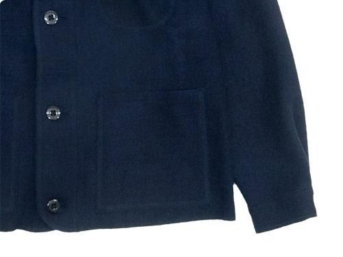 maillot melton work cardigan NAVY