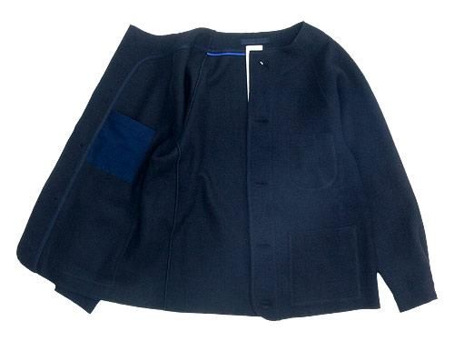 maillot melton work cardigan NAVY