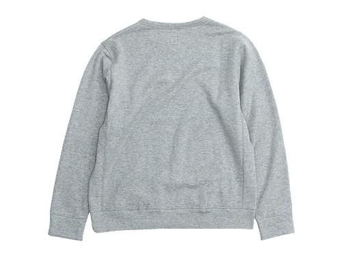 maillot ex fine wool sweat trainer GRAY