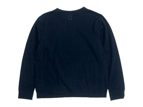 maillot ex fine wool sweat trainer NAVY
