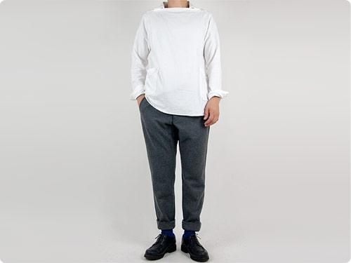 maillot wool easy pants GRAY