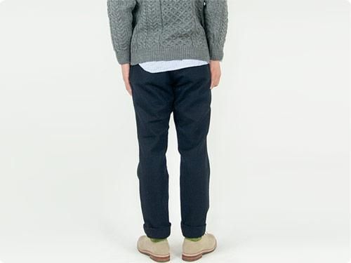 maillot wool easy pants NAVY