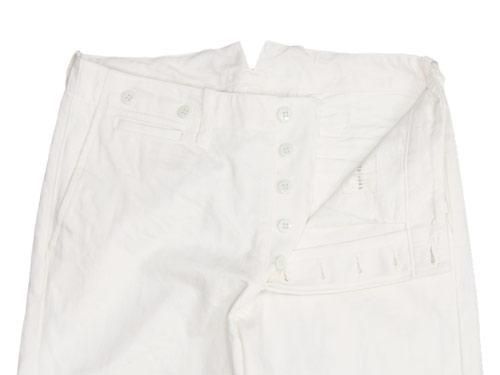 TOUJOURS Waist Overalls CREAM WHITE
