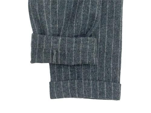 TOUJOURS Double Cuffs Cropped Pants GRAY TM23MP03
