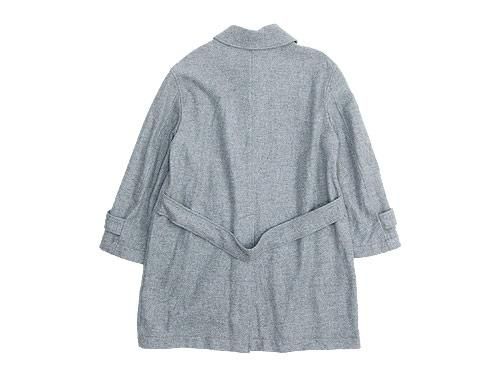 TOUJOURS Over Size Soutien Collar Coat GRAY KM23SC01