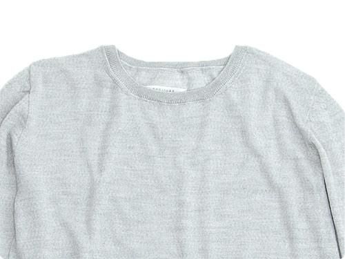 TOUJOURS Crew Neck Knit LIGHT GRAY VM23XK02