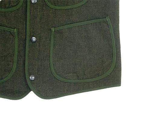 ENDS and MEANS Aldous Wool Vest OLIVE